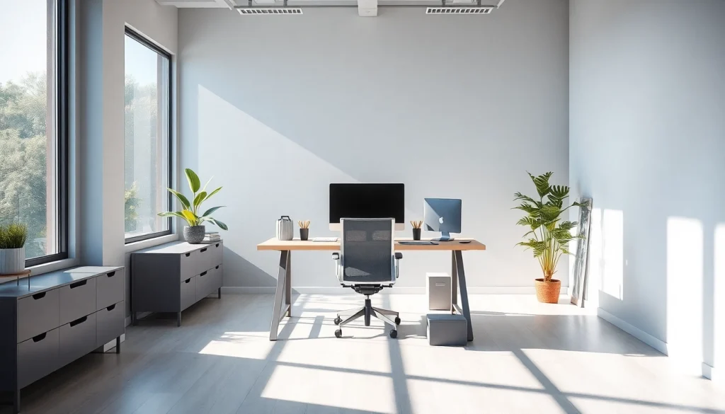 Menampilkan https://152.42.170.247 dalam suasana ruang kerja yang profesional dengan komputer modern.