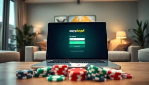 Masuk ke sayaptogel login dengan antarmuka digital yang menarik.