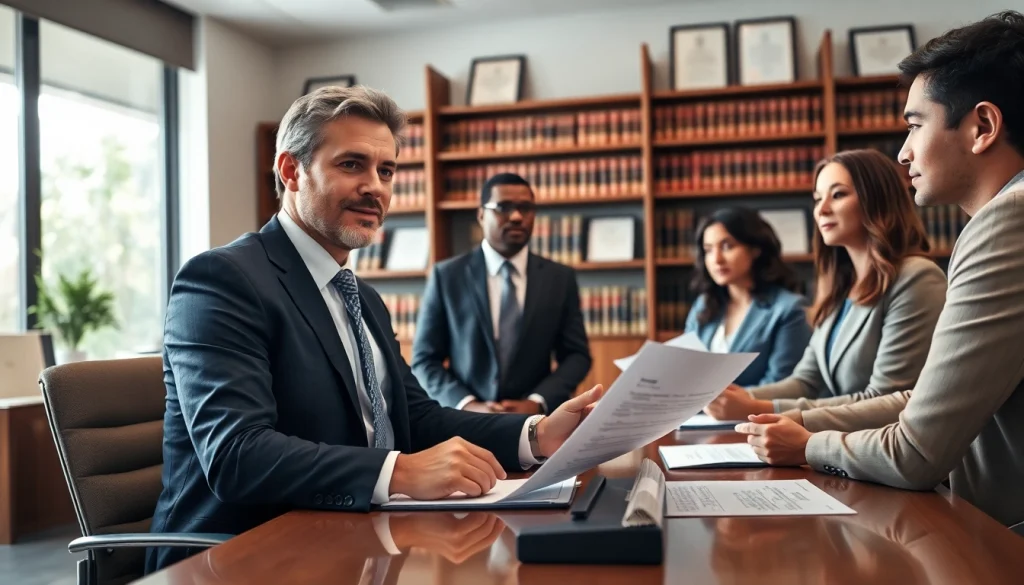 Discussing legal matters at https://www.lalitlaw.com with diverse professionals in a welcoming setting.