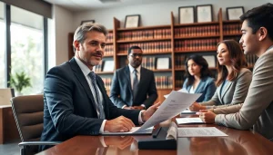 Discussing legal matters at https://www.lalitlaw.com with diverse professionals in a welcoming setting.