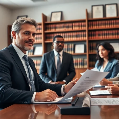Discussing legal matters at https://www.lalitlaw.com with diverse professionals in a welcoming setting.