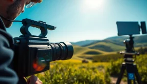 Capture exciting moments through Vediography with a professional videographer at work.