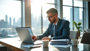 Analyse zur Finanzplanung auf https://zukunftkapital.de in moderner Büroumgebung mit Diagrammen.