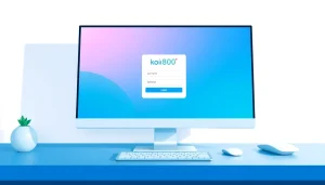 Masuk ke koi800 login dengan tampilan antarmuka modern dan menarik.