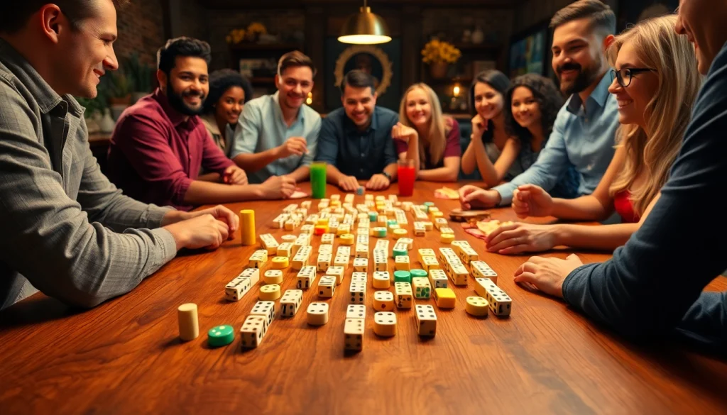 Daftar Domino88 game dalam suasana seru dengan pemain yang antusias.