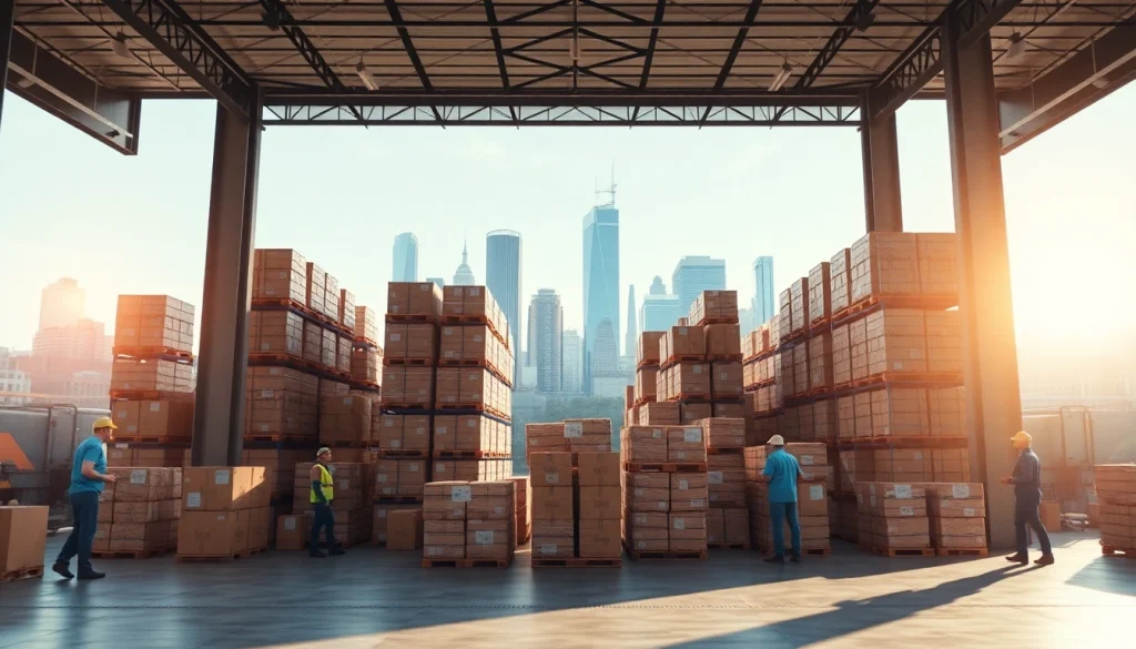Find a warehouse near me that showcases efficient operations in an urban logistics setting.