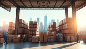 Find a warehouse near me that showcases efficient operations in an urban logistics setting.