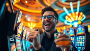 Memenangkan slot gacor dengan penuh kegembiraan di kasino yang megah.