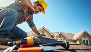 Performing reliable roofing services with a focus on quality and craftsmanship in a residential setting.