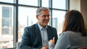 Consult a personal injury lawyer at https://www.mainorellis.com in a modern office setting.