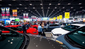 Experience the excitement of the Auto Cars Show with vibrant displays and enthusiastic crowds.