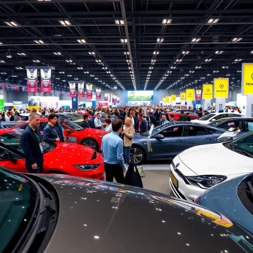 Experience the excitement of the Auto Cars Show with vibrant displays and enthusiastic crowds.
