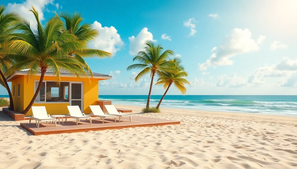 Relaxing in a coastal cabana with a stunning beachfront view and inviting decor.