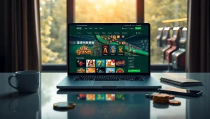 Explore the elegant online gaming setup at https://whycazino.com showcasing a vibrant platform for players.