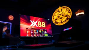 Engaging visual of XX88 gaming interface showcasing its user-friendly design for online bettors at https://xx88.pizza/.