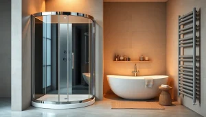 Erleben Sie die Vielfalt von sonni sanitär mit eleganten Duschkabinen und Heizkörpern.