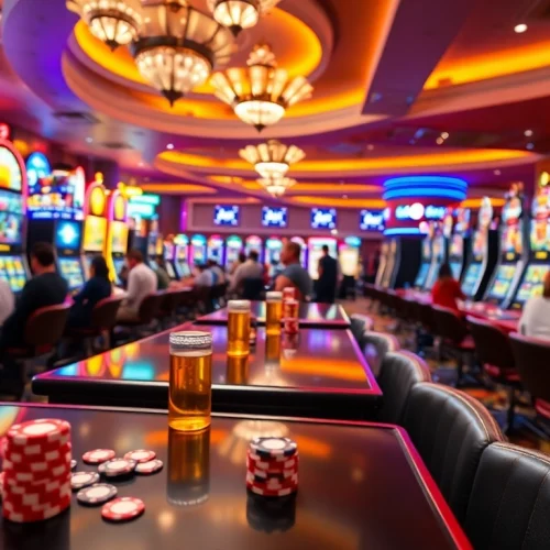 Login ke jewel4d login slot dengan antusiasme di lingkungan kasino yang ramai.