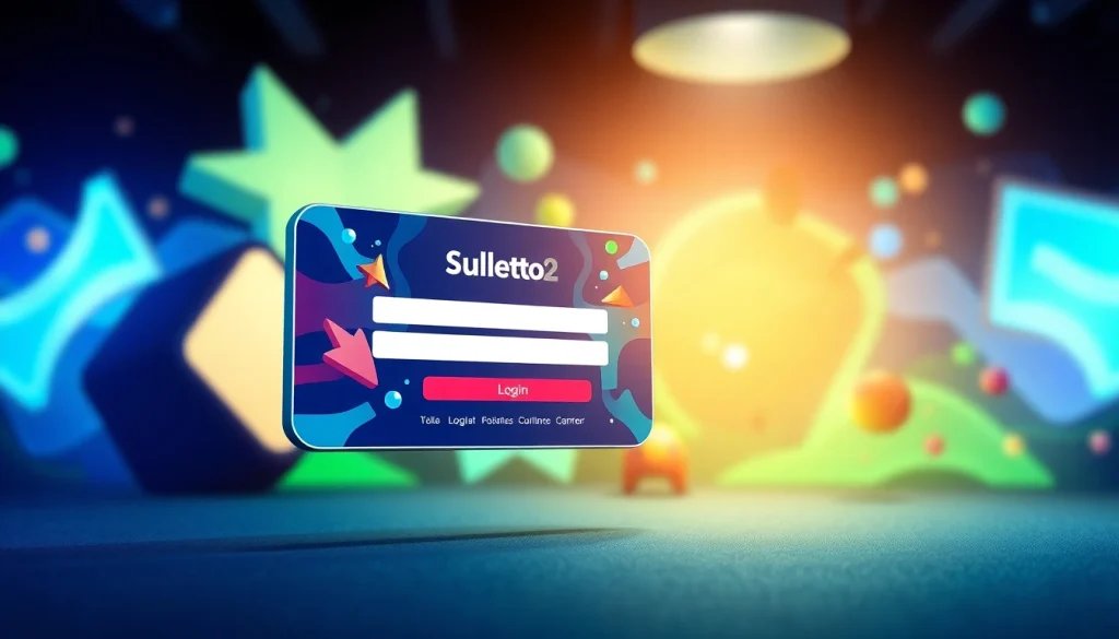 Login page for suletoto2 login dengan desain profesional dan modern.