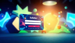 Login page for suletoto2 login dengan desain profesional dan modern.