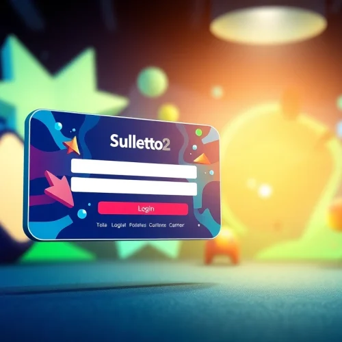 Login page for suletoto2 login dengan desain profesional dan modern.