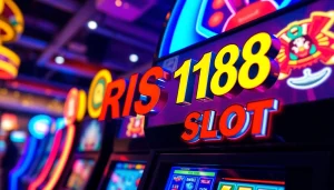 Mainkan QRIS108 Slot dengan fitur menarik dalam suasana kasino yang cerah dan penuh warna.