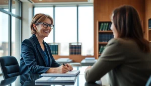 Consultation of experienced attorney from https://www.agslawfirm.com in a modern office.