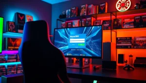 Masuk ke game mawar500 login game dengan antusiasme di ruang permainan yang modern.