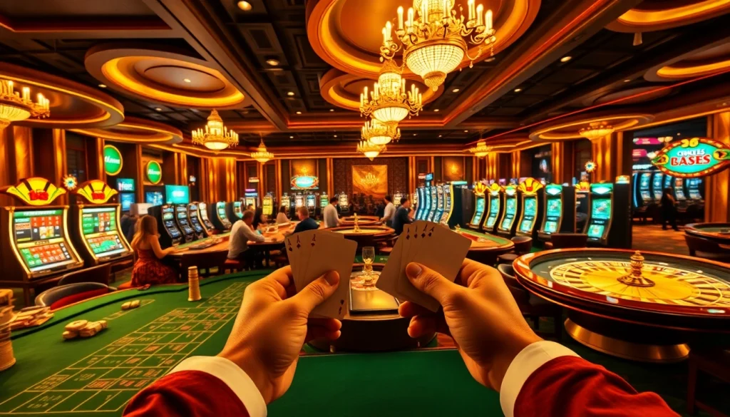 Experience the excitement of betting at OK365 Trang chủ with vibrant tables and players.