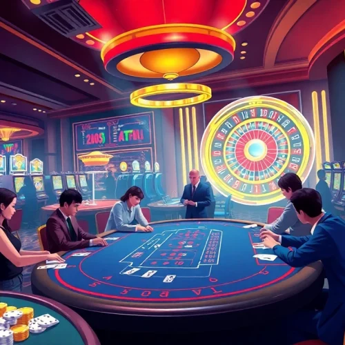 Experience the thrill of high-stakes gaming at https://top10nhacai.gg/ with vibrant casino action.
