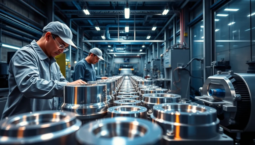 Aluminum chromating process in Malaysia showcasing advanced diecasting techniques.