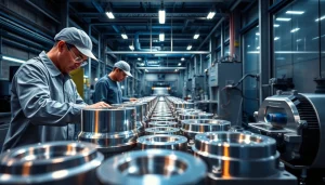 Aluminum chromating process in Malaysia showcasing advanced diecasting techniques.