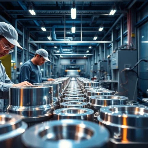 Aluminum chromating process in Malaysia showcasing advanced diecasting techniques.