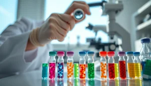 Analyze research peptide source online with detailed lab samples and equipment.