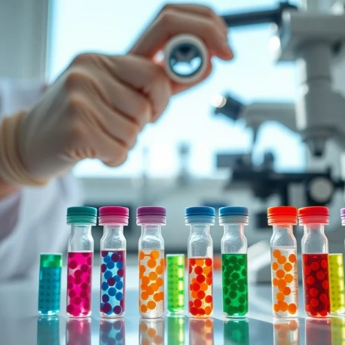 Analyze research peptide source online with detailed lab samples and equipment.