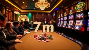 Play exciting casino games at 7m with immersive atmosphere and lively action.