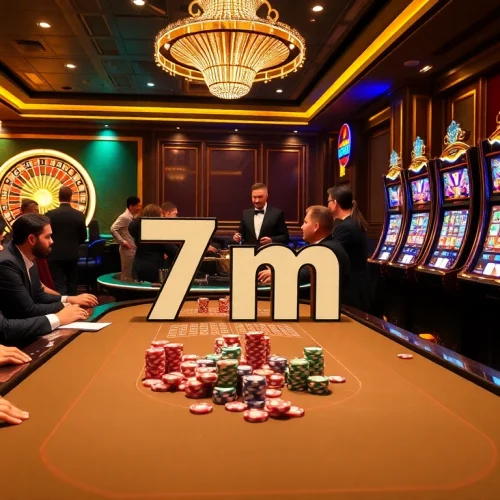Play exciting casino games at 7m with immersive atmosphere and lively action.
