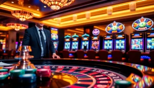 Winning chips on a roulette table at https://bl-555.io/ showcasing an exciting casino atmosphere.