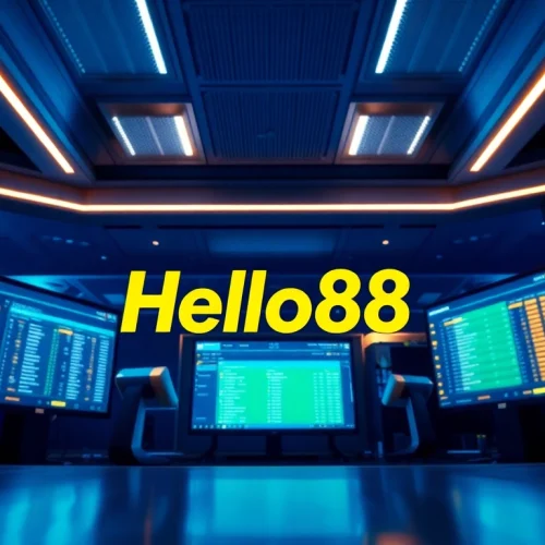 Hello88 betting platform interface showcasing a modern digital workspace filled with vibrant betting statistics.