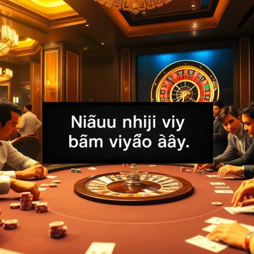 Engaging poker scene where players strategize their next move, highlighting Nếu như vậy bám vào đây amid vibrant chips and cards.