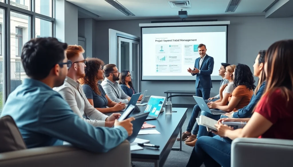 Engaging training session at CareerSprints.com showing diverse professionals collaborating.