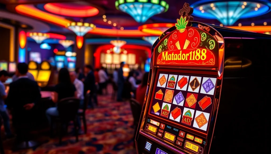 Menangkan hadiah di matador168 slot dengan mesin permainan berwarna-warni yang menarik.