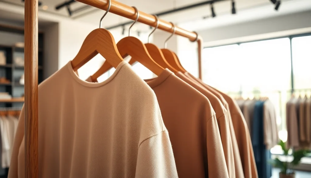 Showcasing Rivelle elegant apparel on a minimalist display highlighting intricate designs.