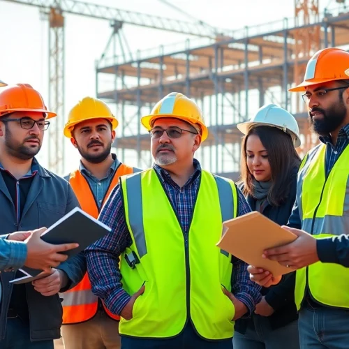 Engaging scene of construction safety training Colorado with diverse participants learning safety protocols.