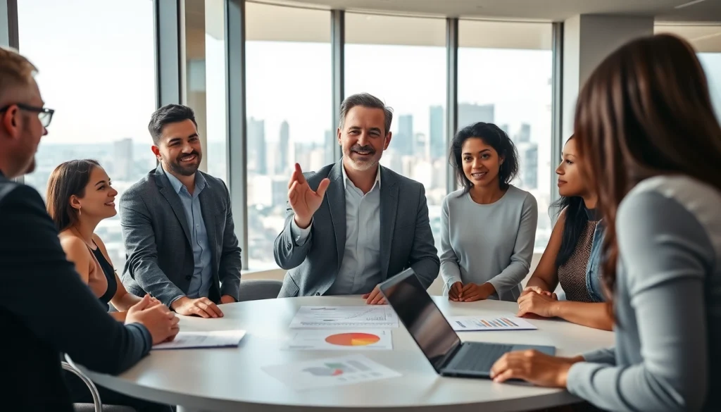 Engaging session with a business coach los Angeles during a collaborative meeting.