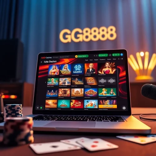 Experience the exciting GG888 online casino interface with vibrant games and engaging design.