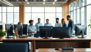 Boost software quality assurance services at https://xqa.ca with a dedicated team in a modern workspace.