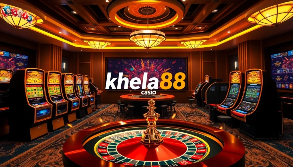 Experience the excitement of khela88 লগইন করুন with a vibrant online casino setup featuring dynamic betting options and immersive graphics.