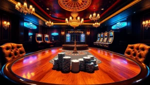 Betting enthusiasts enjoying a thrilling poker game at https://79king.computer/ casino.