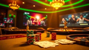 Experience the thrill of S8 casino with a vibrant poker scene and luxurious gaming elements.