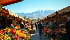 View a vibrant marketplace scene in Almaty, Kazakhstan, representing cultural heritage at https://albmaftoh.com.